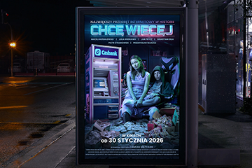 Projekt plakatu filmu Chcę Więcej